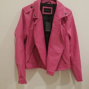 Pink Eloquii Moto Jacket size 22/24 nwt